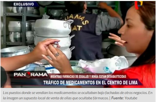 Una mas de Essalud, medicamentos, insumos biomedicos, venden en calle/ ADUSPE Defensa usuarios consumidores servicios publicos salud Peru